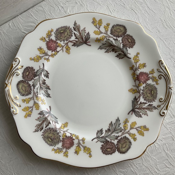 Wedgwood Bone China Lichfield Pattern Square Cake Serving Plate Vintage 1960… - Picture 3 of 9